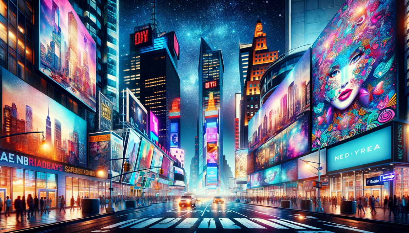 Atractia inconfundabilÄƒ a Times Square-ului: Cum designul grafic impresioneazÄƒ È™i captiveazÄƒ publicul